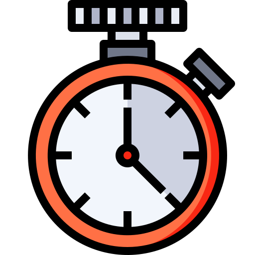 chronomètre Justicon Lineal Color Icône