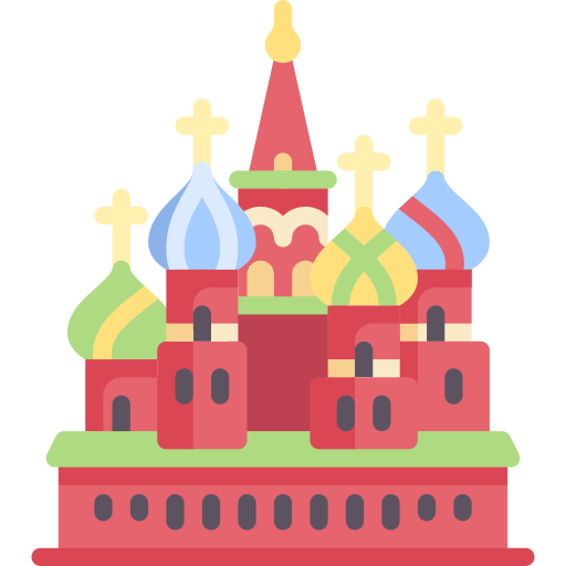 katedra świętego bazylego Special Flat ikona