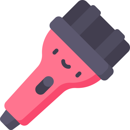 Flashlight Kawaii Flat icon