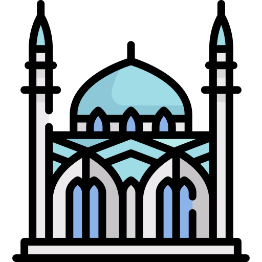 Kul sharif mosque Special Lineal color icon