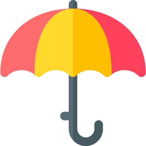 зонт от солнца Basic Rounded Flat иконка