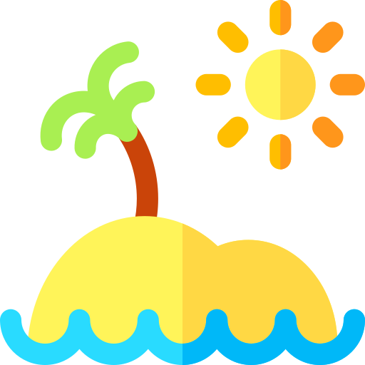Isla Basic Rounded Flat icono