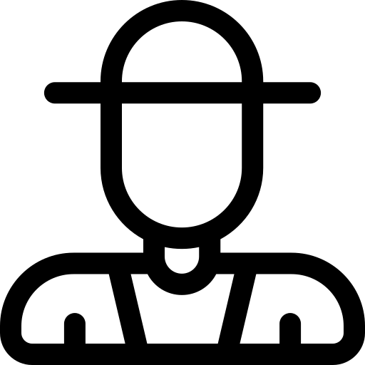 rolnik Basic Rounded Lineal ikona