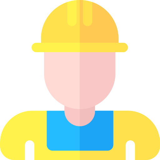 Worker Basic Rounded Flat icon