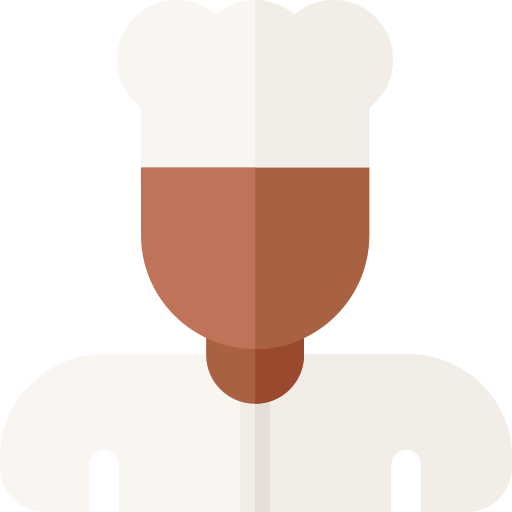 Cocinero Basic Rounded Flat icono