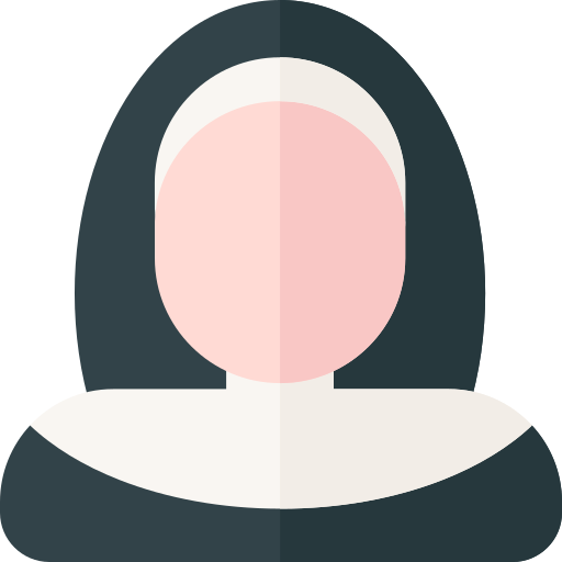 수녀 Basic Rounded Flat icon
