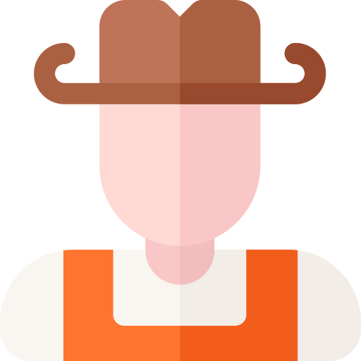 cowboy Basic Rounded Flat icon