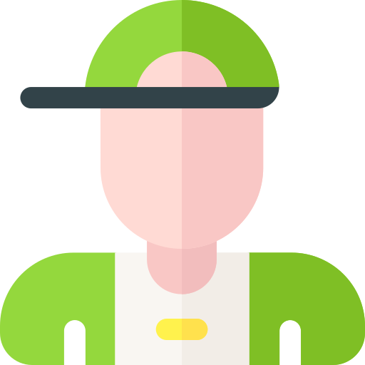 Delivery boy Basic Rounded Flat icon