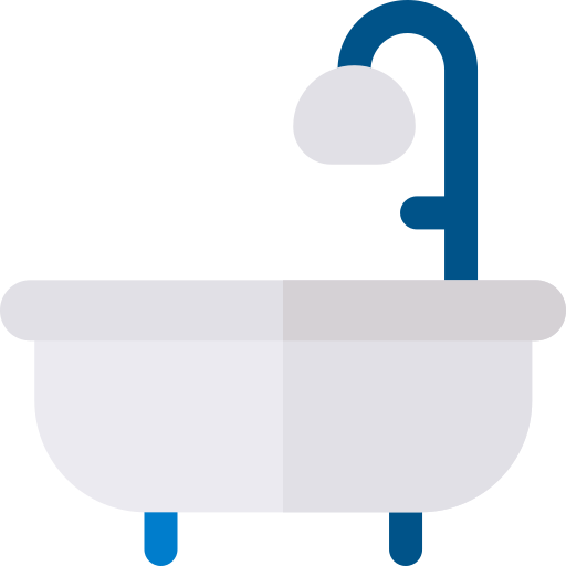 목욕통 Basic Rounded Flat icon