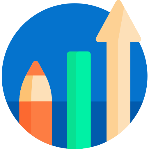 diagramm Detailed Flat Circular Flat icon