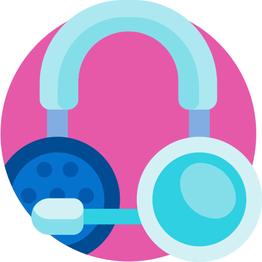 Headphones Detailed Flat Circular Flat icon