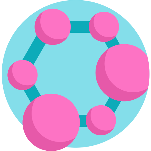 molekül Detailed Flat Circular Flat icon