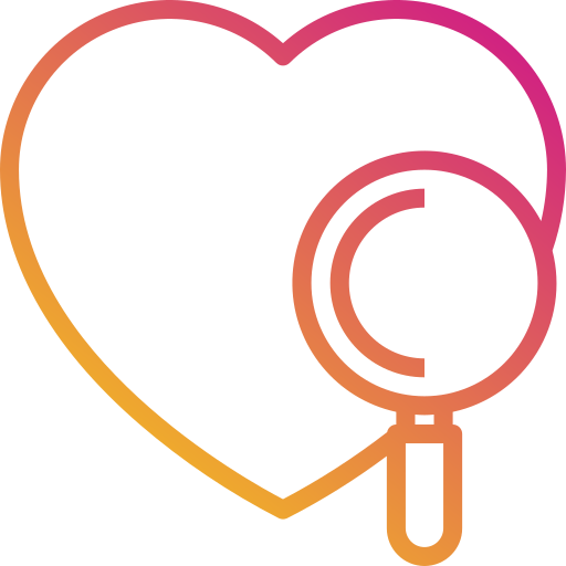 Heart Payungkead Gradient icon