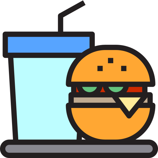 burger Payungkead Lineal Color icon