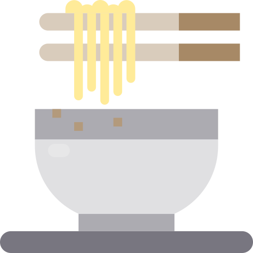 Noodles Payungkead Flat icon