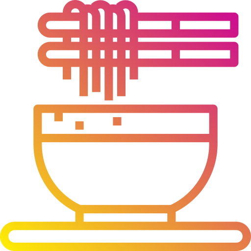 Noodles Payungkead Gradient icon