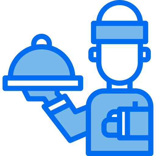 Waiter Payungkead Blue icon