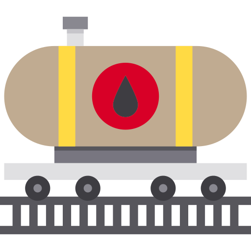 Trem de óleo Payungkead Flat Ícone