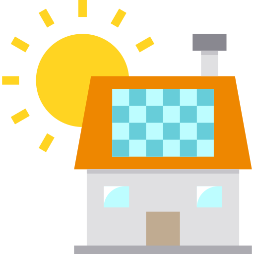 Solar panel Payungkead Flat icon