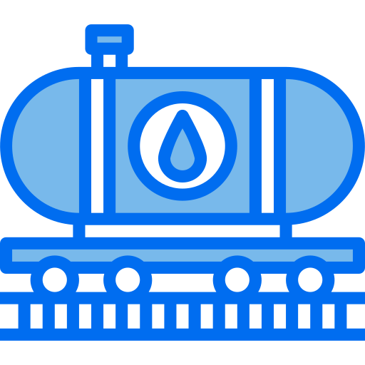 Oil train Payungkead Blue icon
