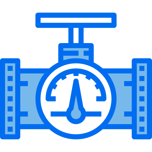 Pressure gauge Payungkead Blue icon