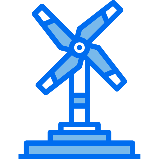 Turbina de vento Payungkead Blue Ícone