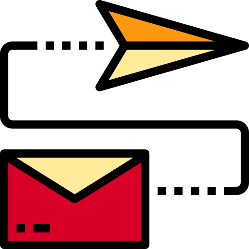 email Payungkead Lineal Color icon