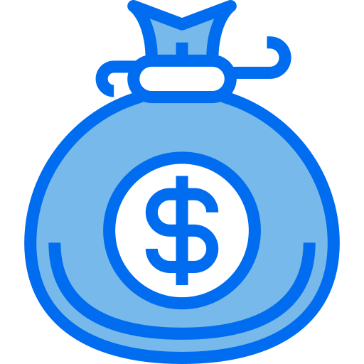 Money bag Payungkead Blue icon