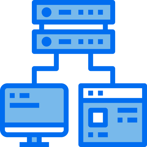 コンピュータのストレージ Payungkead Blue icon