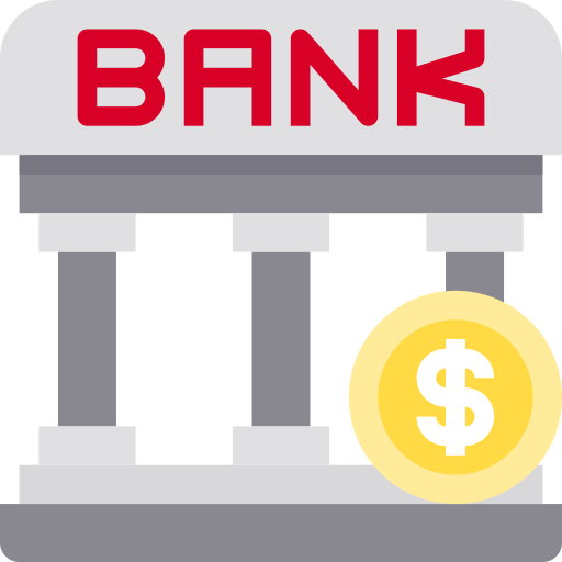 bank Payungkead Flat ikona