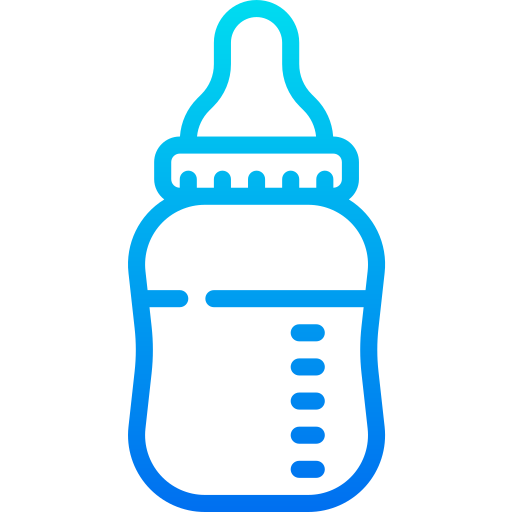 butelka dla dziecka srip Gradient ikona