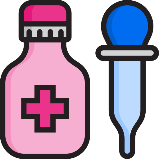 의학 srip Lineal Color icon