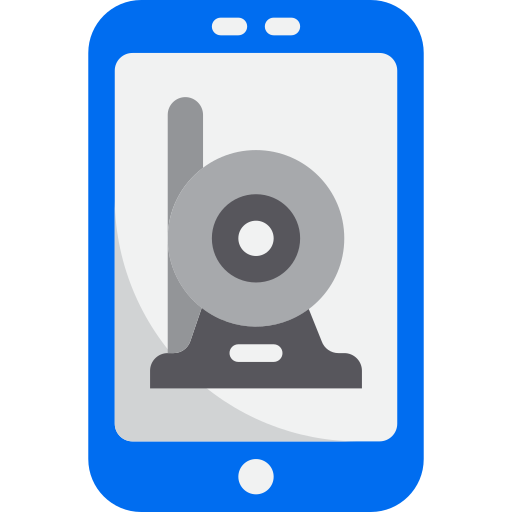 監視カメラ srip Flat icon