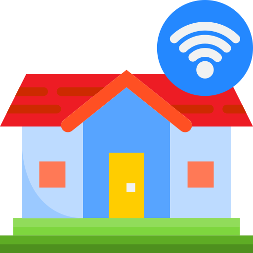 Smart home srip Flat icon