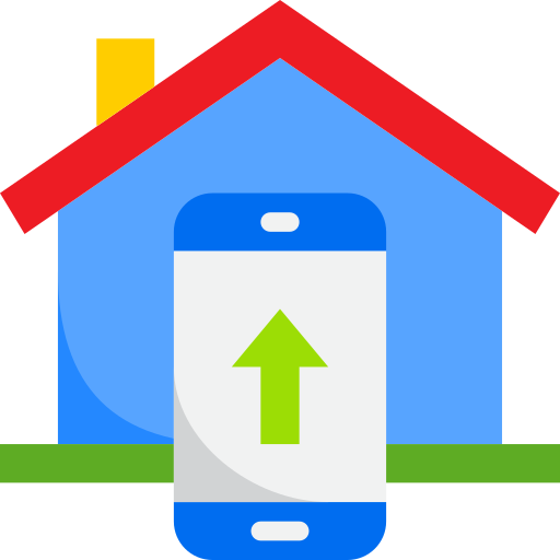 Smart home srip Flat icon