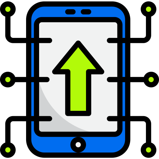 Smartphone srip Lineal Color icon