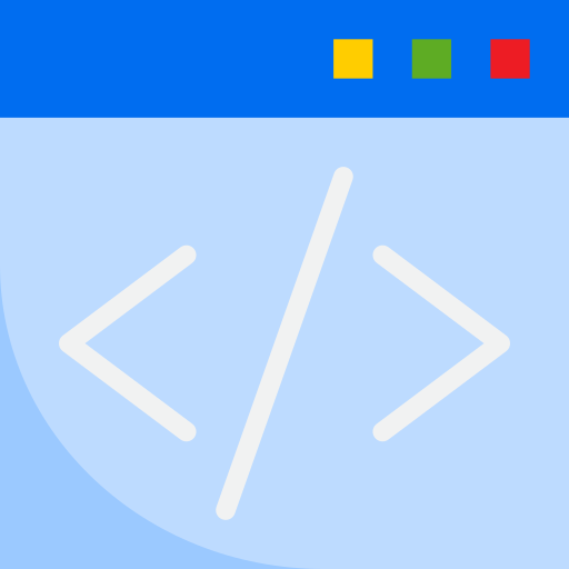 코딩 srip Flat icon