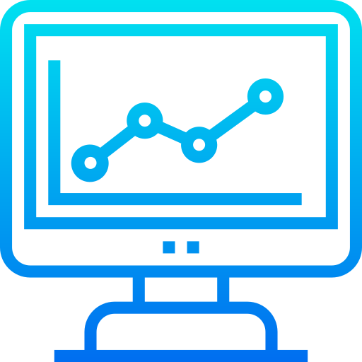 Marketing srip Gradient icon