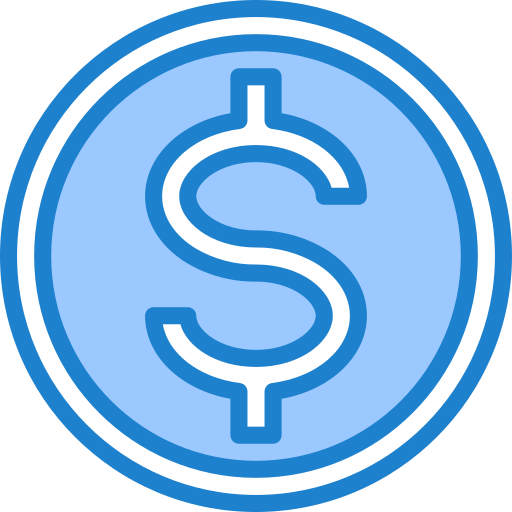 Presupuesto srip Blue icono