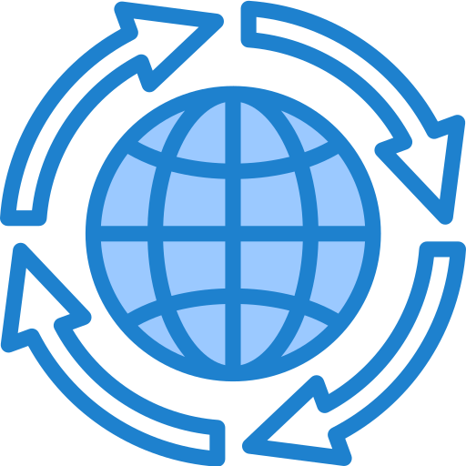 글로벌 srip Blue icon