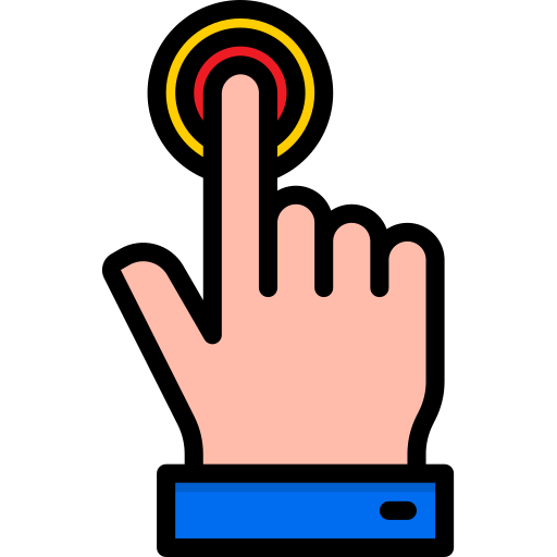 タッチスクリーン srip Lineal Color icon