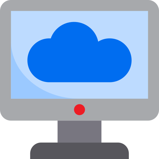 cloud computing srip Flat icon