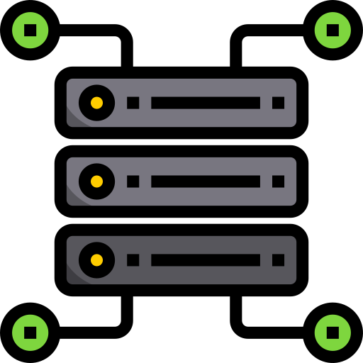 Сервер srip Lineal Color иконка