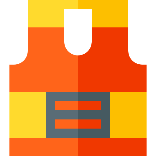 Chaleco salvavidas Basic Straight Flat icono