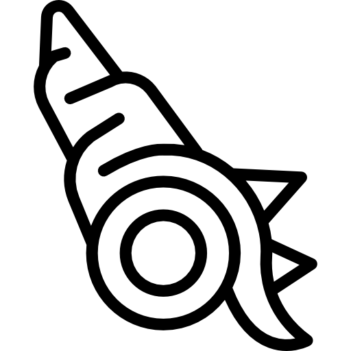 貝殻 Detailed Rounded Lineal icon