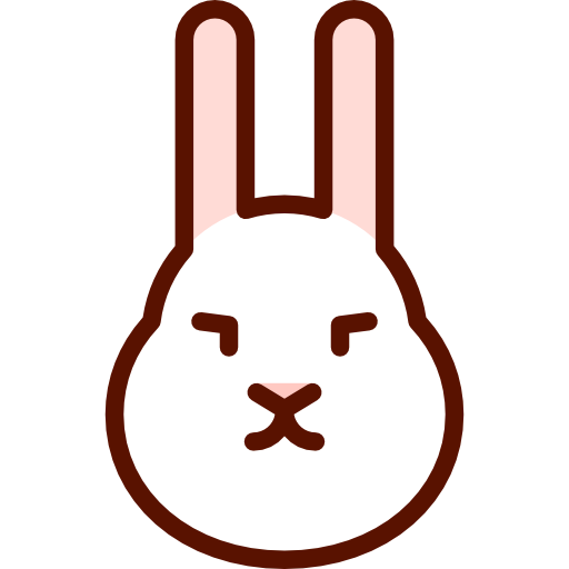 토끼 Special Lineal color icon