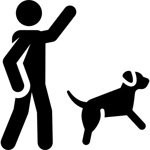 hond Pictograms Fill icoon