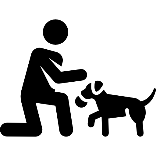 犬の訓練 Pictograms Fill icon