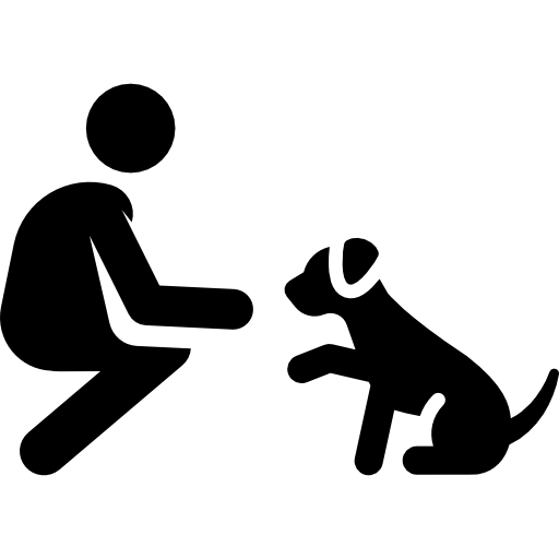 treinamento canino Pictograms Fill Ícone