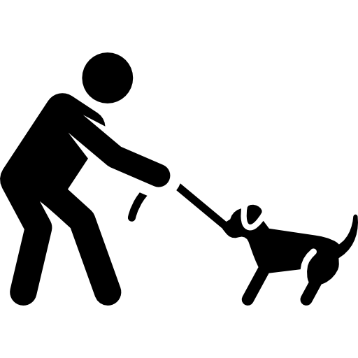 Dog training Pictograms Fill icon
